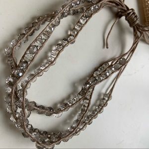 Stacked bracelet with gemstones! Minimal and boho